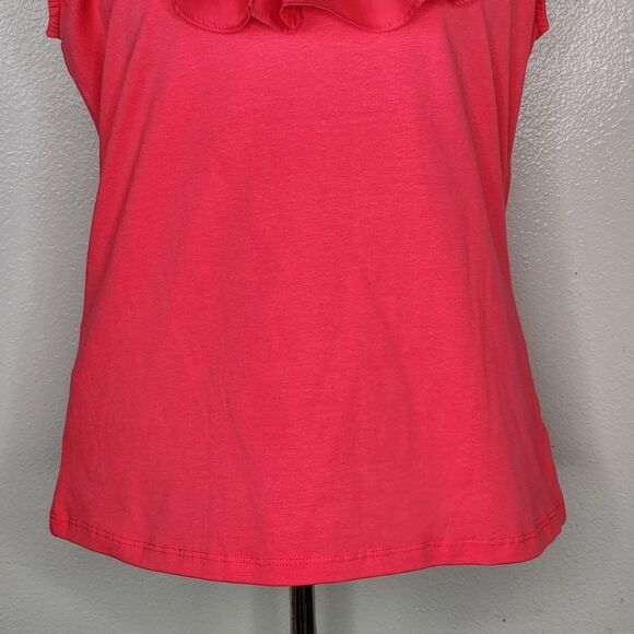 NWT ASOS MNG Mango Fuschia Ruffle Tank Size XXL - Picture 6 of 12